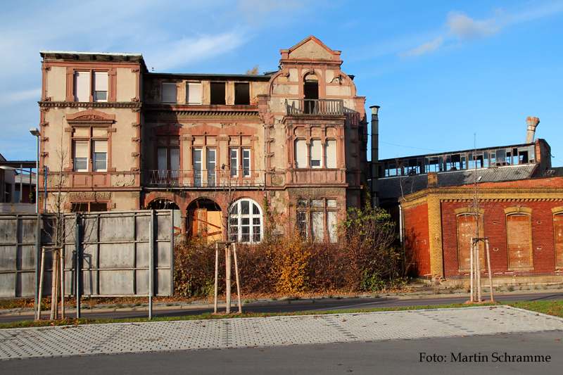 ehemaliges Objekt des Automobilherstellers Apollo-Werke in Apolda, Foto: Martin Schramme, 2015