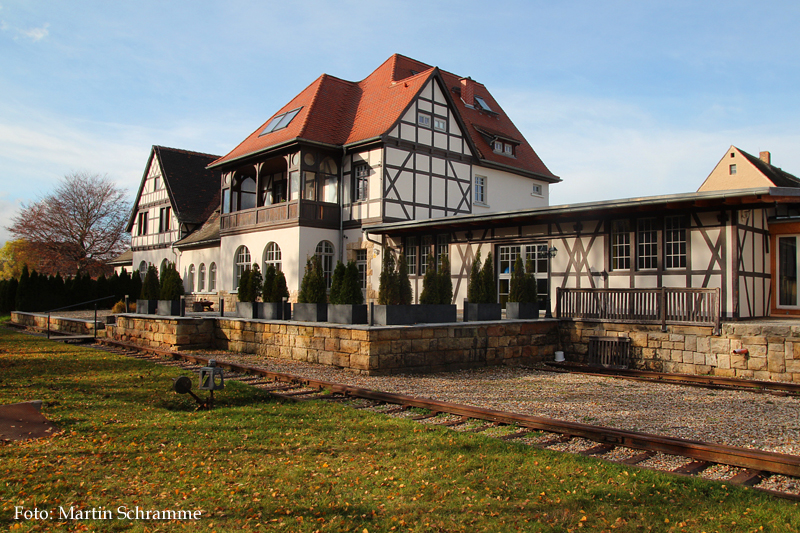 Bahnhof Bad Bibra, Foto: Martin Schramme, 2015