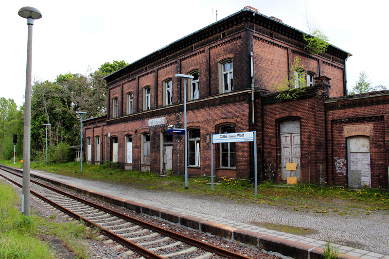 Bahnhof Calbe West, Foto: Martin Schramme, 2017