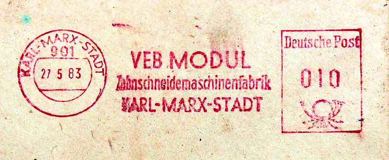 VEB Modul Zahnschneidemaschinenfabrik Karl-Marx-Stadt, Foto: Martin Schramme