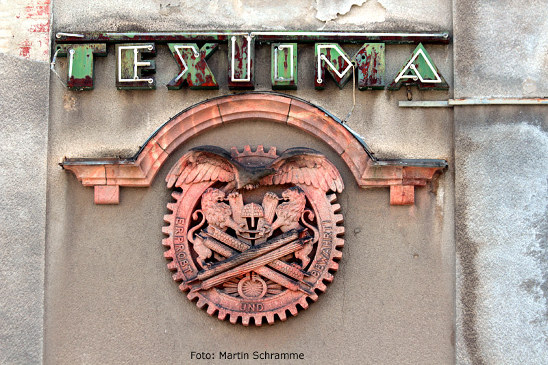 Fabrik fuer Textilveredlungsmaschinen im VEB Textilmaschinenbau Gera, Foto: Martin Schramme, 2014