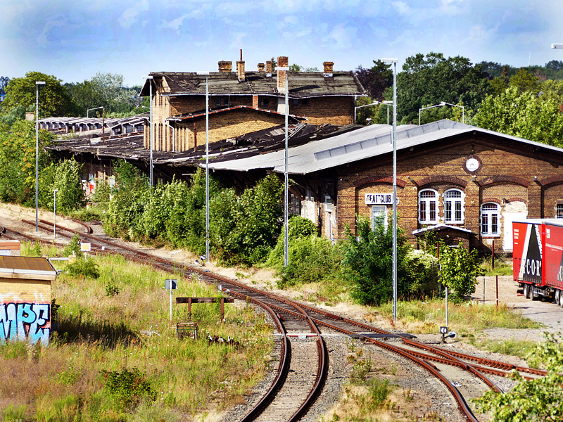 Gueterbahnhof Dessau, Foto: Martin Schramme, 2019