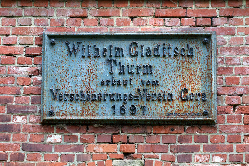 Wilhelm Gladitsch-Thurm, Foto: Martin Schramme, 2014