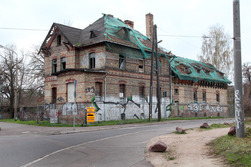 Gastwirtschaft Rosengarten und Gaertnerei in Halle Ammendorf, Foto: Martin Schramme, 2014