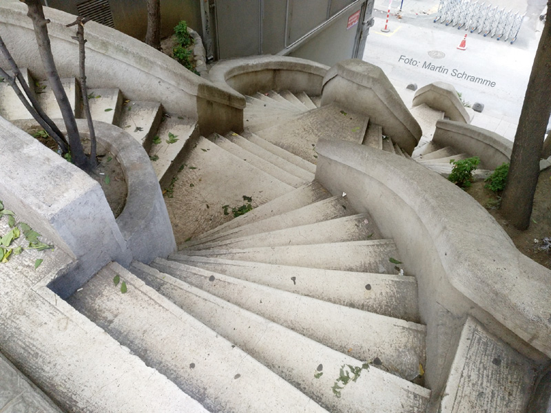 Kamondo-Treppe im Stil des Art Nouveau, Foto: Martin Schramme, 2022