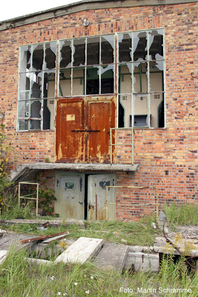 Trafohaus mit Drosselspulen, Foto: Martin Schramme