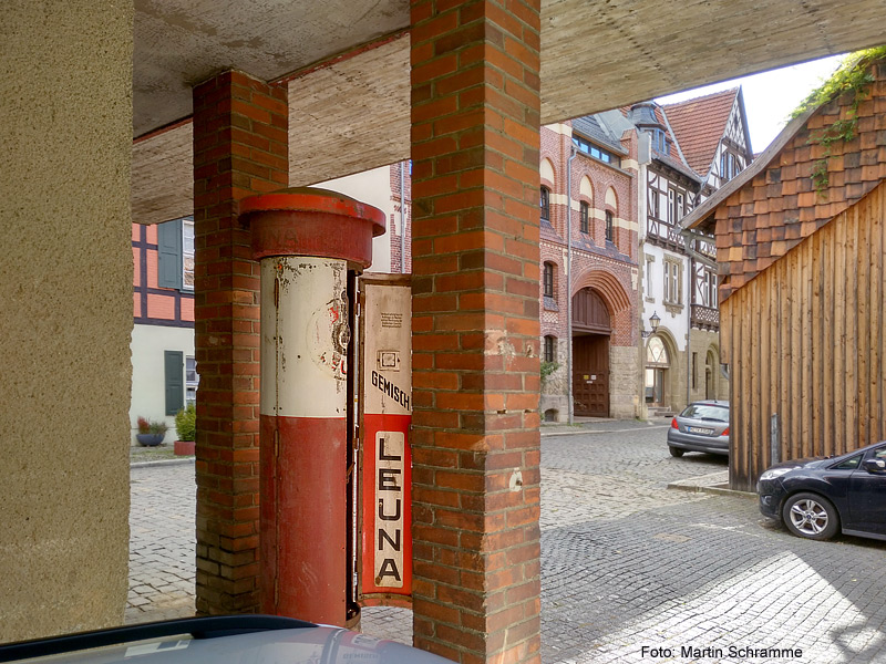 Leuna-Tankstelle in Quedlinburg, Foto: Martin Schramme, 2020