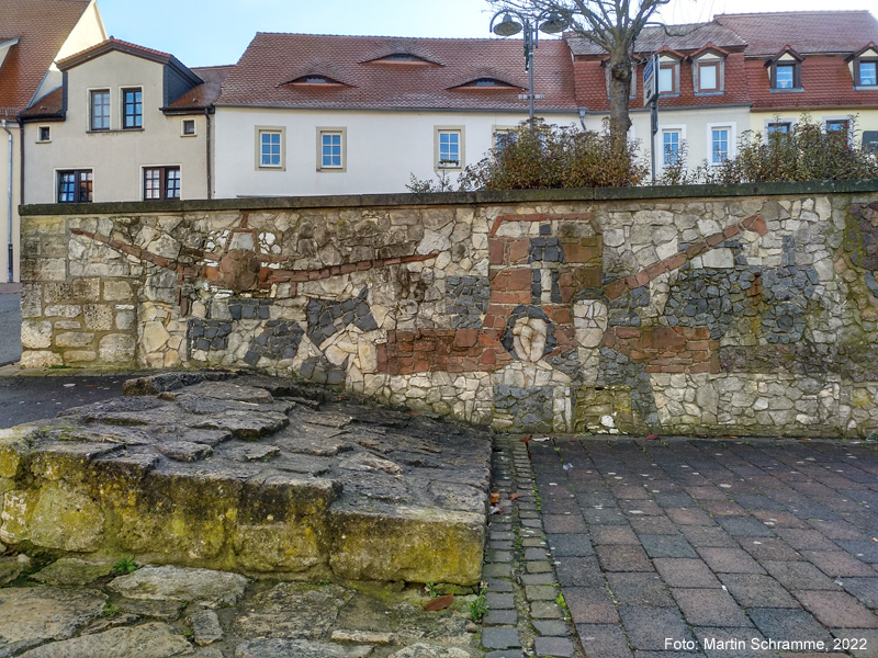 Wandbild von Hans-Otto Hahn, Foto: Martin Schramme, 2022