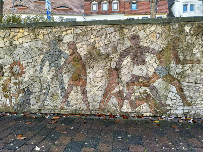 Wandbild von Hans-Otto Hahn, Foto: Martin Schramme, 2022