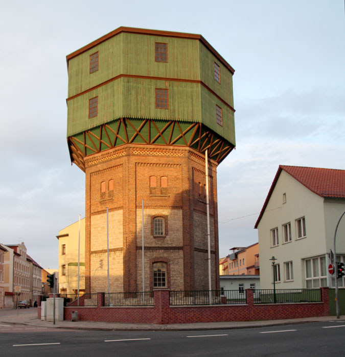 Wasserturm in Stassfurt, Foto: Martin Schramme, 2012