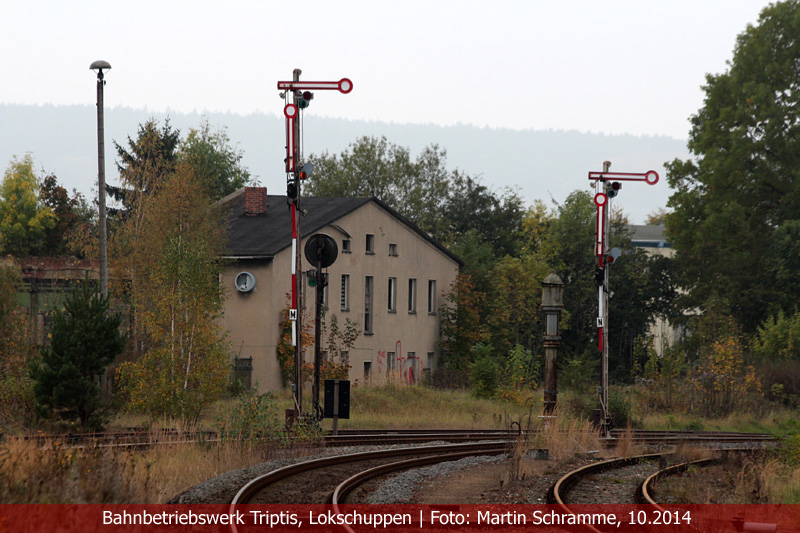 Bahnhof Triptis, Foto: Martin Schramme, 2014