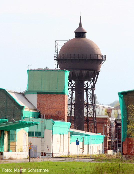 Wasserturm des ehemaligen RAW Zwickau, Foto: Martin Schramme, 2015